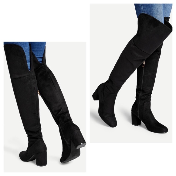 Shoes - LAST - 1 Luxurious Faux Suede Thigh High Boot Shoes - LAST - 1 Luxurious Faux Suede Thigh High Boot